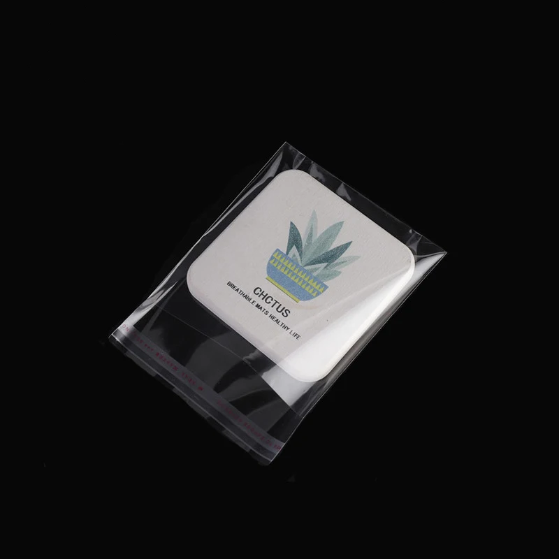 TETP 100Pcs 5Wires Clear Self Adhesive Bag Resealable Waterproof Gift Food Candy Pacakging OPP Plastic Bag Cellophane Storage - Image 2