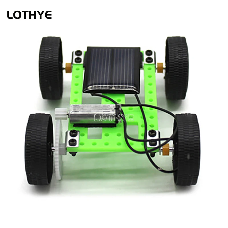 Mini DIY Solar Toy Car Powered Car Kit Children's Educational Gadgets Hobby Fun Children's Toy Robot Car Kit Gift - Image 3