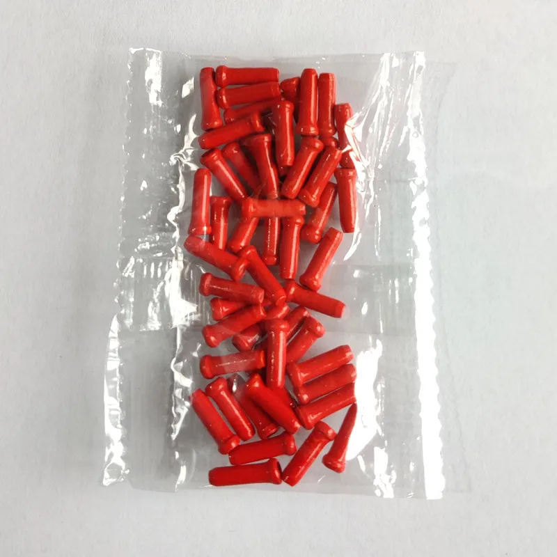 50Pcs Aluminum Bicycle Brake Wire End Caps MTB Road Bike Brake Cable Cap Wire End Cap for Brake Shift Derailleur Cable - Image 12
