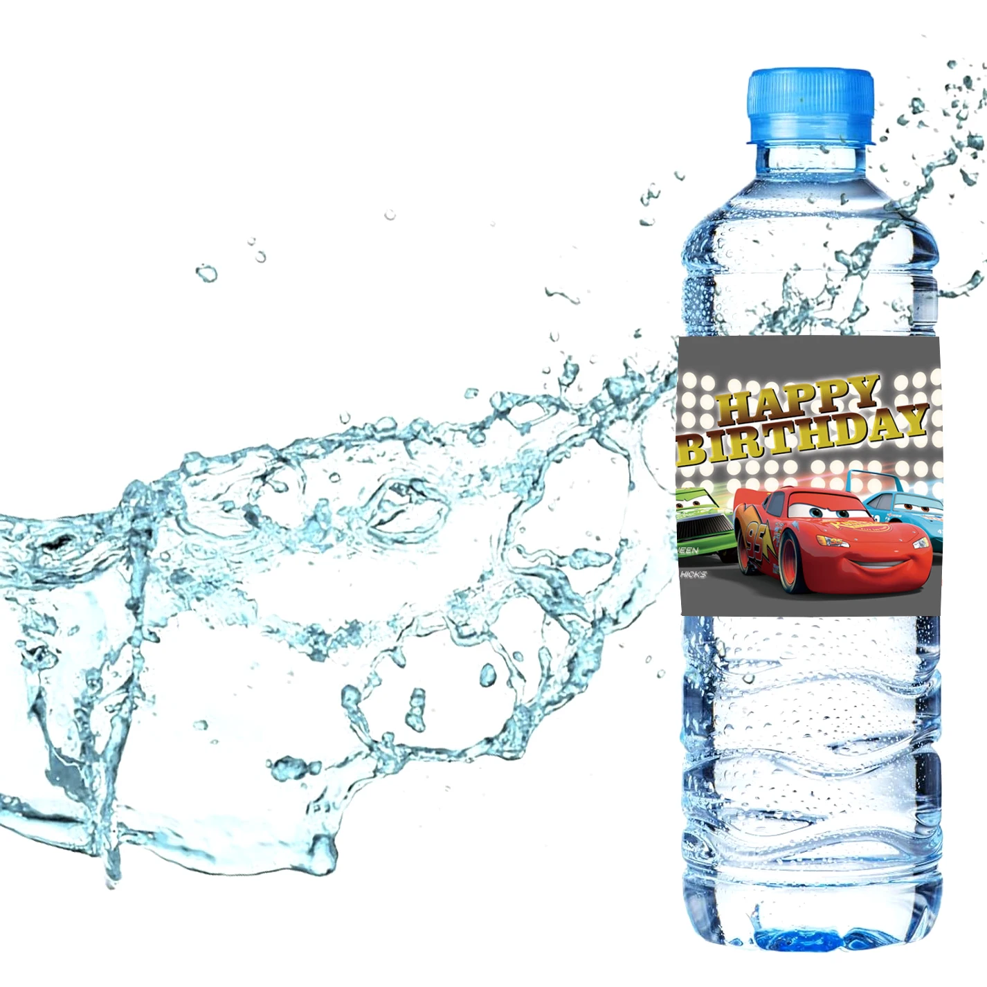 Hot Wheels Cars Water Bottle Labels Party Supplies Birthday Decorations Stickers for Boys Girls Baby Shower Racing Cars Party - Image 5