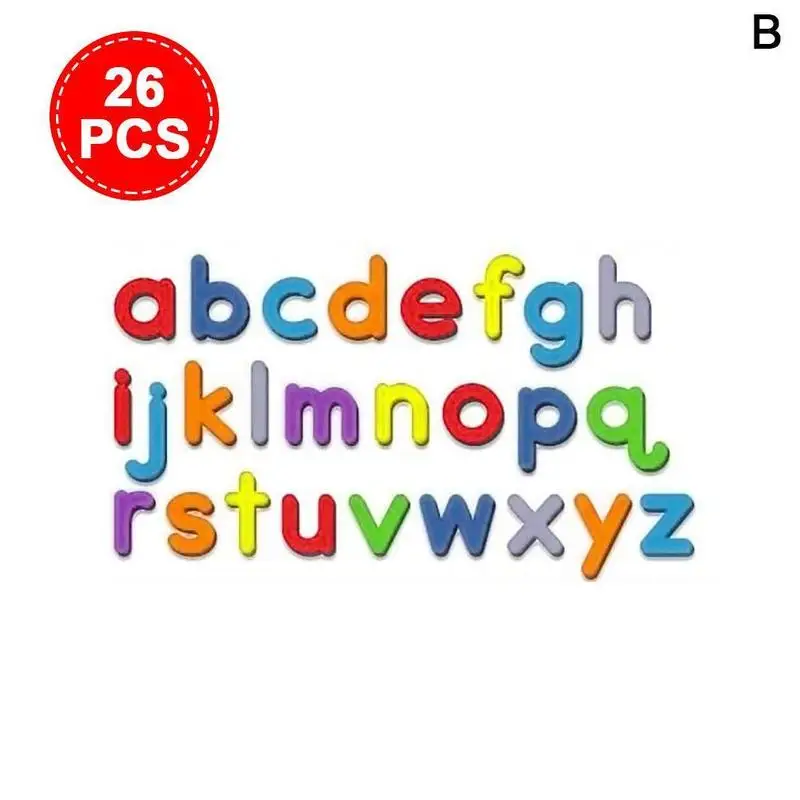 Magnetic Letters 10/26 Pcs Uppercase Lowercase Foam Alphabet ABC Magnets For Fridge Refrigerator Educational Learning Toys Set - Image 10