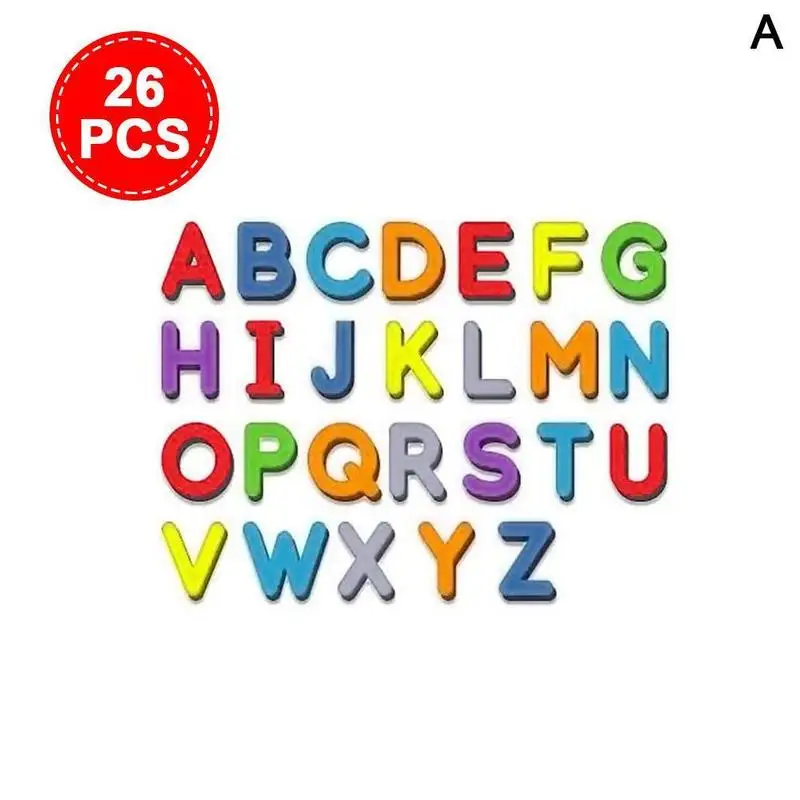 Magnetic Letters 10/26 Pcs Uppercase Lowercase Foam Alphabet ABC Magnets For Fridge Refrigerator Educational Learning Toys Set - Image 9